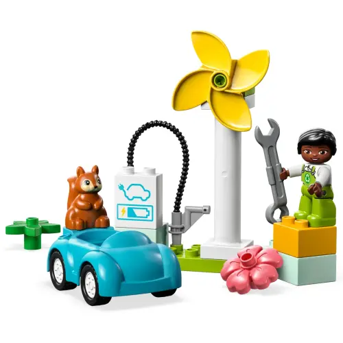 LEGO Duplo 10985 Wind Turbine and Electric Car 16 Pcs — imagen 3